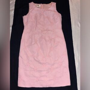 Talbots Pink Halter Sheath Mini Dress
